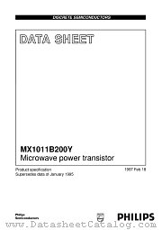 MX1011B200Y datasheet pdf Philips