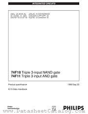 N74F10D datasheet pdf Philips