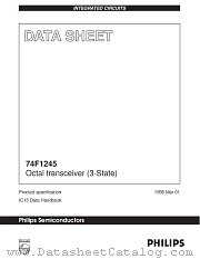 N74F1245N datasheet pdf Philips