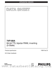 N74F189AN datasheet pdf Philips