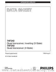 N74F243D datasheet pdf Philips