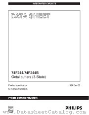 I74F244 datasheet pdf Philips