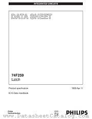 N74F259D datasheet pdf Philips
