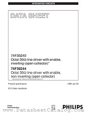 N74F30244N datasheet pdf Philips