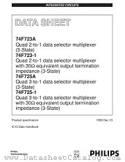N74F725AD datasheet pdf Philips