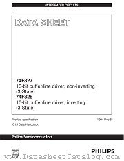 N74F827N datasheet pdf Philips