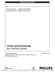 N74F843D datasheet pdf Philips