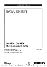 OM5606 datasheet pdf Philips