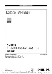 OM5721 datasheet pdf Philips