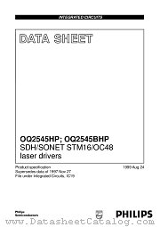OQ2545BHP datasheet pdf Philips