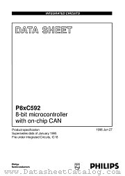 P83C592 datasheet pdf Philips