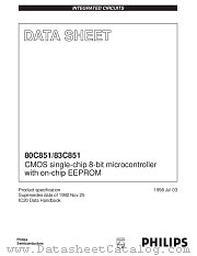 S83C851-4B44 datasheet pdf Philips