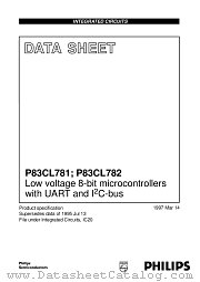 P83CL782HDP datasheet pdf Philips