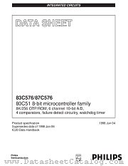 83C576 datasheet pdf Philips