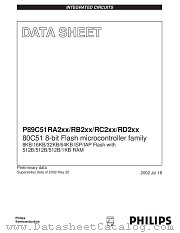 P89C51RC2BBD/01 datasheet pdf Philips