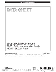89C52 datasheet pdf Philips