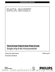 P83CE558 datasheet pdf Philips