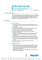 P89LPC902FN datasheet pdf Philips