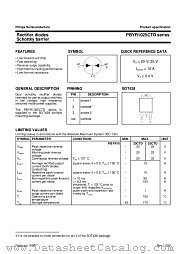 PBYR1025CTD datasheet pdf Philips