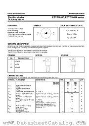 PBYR1040F datasheet pdf Philips