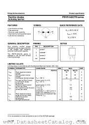 PBYR1045CTD datasheet pdf Philips
