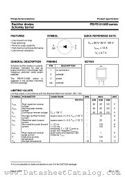 PBYR1080B datasheet pdf Philips