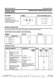PBYR1540CTF datasheet pdf Philips