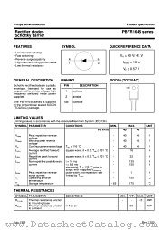 PBYR1640 datasheet pdf Philips