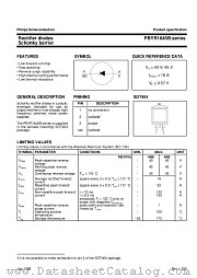 PBYR1640B datasheet pdf Philips