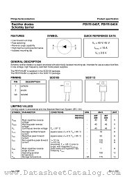 PBYR1640F datasheet pdf Philips