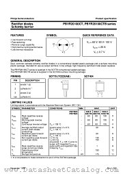 PBYR2080CTB datasheet pdf Philips