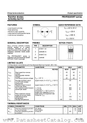 PBYR3040 datasheet pdf Philips