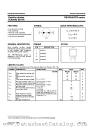 PBYR640CTD datasheet pdf Philips