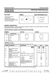 PBYR745B datasheet pdf Philips
