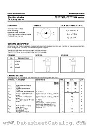 PBYR740X datasheet pdf Philips