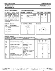 PBYR745X datasheet pdf Philips