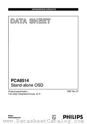 PCA8514P datasheet pdf Philips