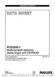 PCD3330-1P datasheet pdf Philips