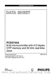 PCD3745AT datasheet pdf Philips