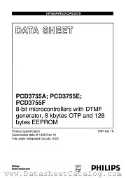 PCD3755AH datasheet pdf Philips