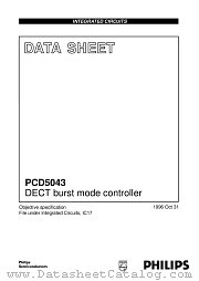 PCD5043H datasheet pdf Philips