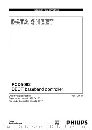 PCD5092 datasheet pdf Philips
