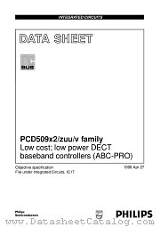 PCD50912 datasheet pdf Philips
