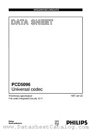 PCD5096H datasheet pdf Philips