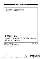 PCF85116-3P datasheet pdf Philips