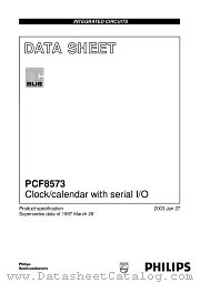 PCF8573 datasheet pdf Philips