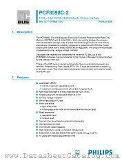 PCF8598C-2 datasheet pdf Philips