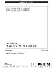 PCK2002MDB datasheet pdf Philips