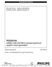 PCK2014ADL datasheet pdf Philips