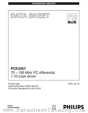 PCK2057DGG datasheet pdf Philips